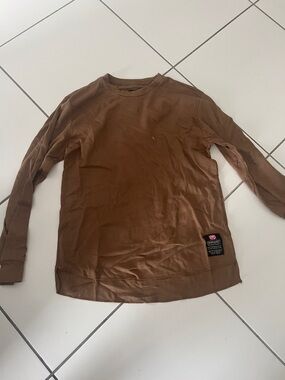 Echo Brown Long Sleeve Men's Thermal Tee